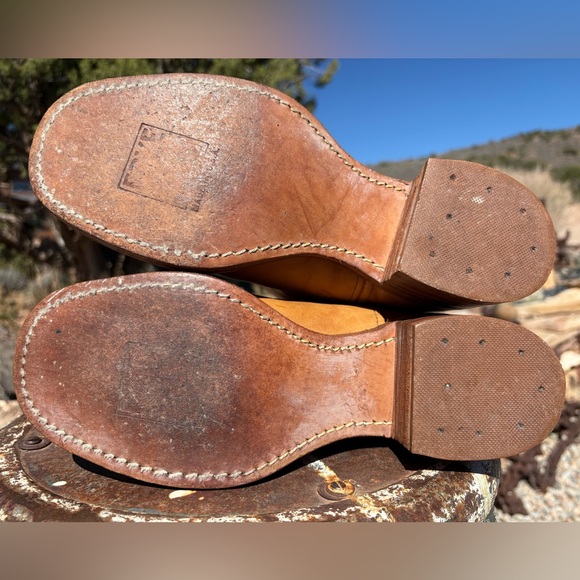 FRYE Campus 10L Short Boots In Banana Vintage - Picture 11 of 16